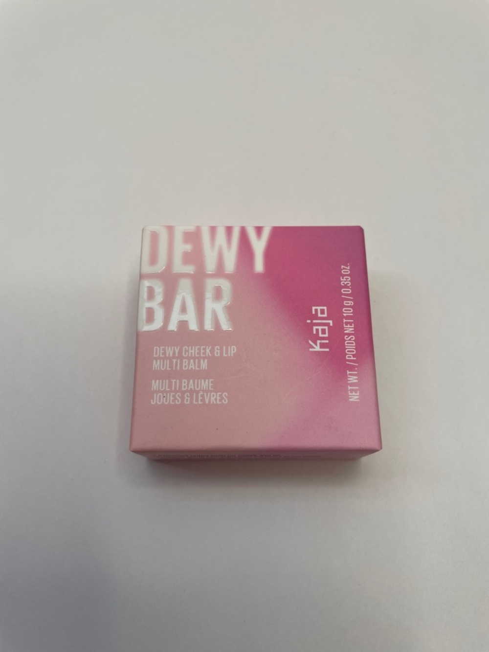 NIB Kaja Dewy Bar Dewy Cheek & Lip Multi Balm - Peach Cobbler